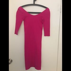 Marciano Hot Pink Bodycon Dress